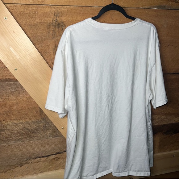 Cabelas Vintage T Shirt Men’s Eagle Land of the Free White Top 2XL - Picture 9 of 9
